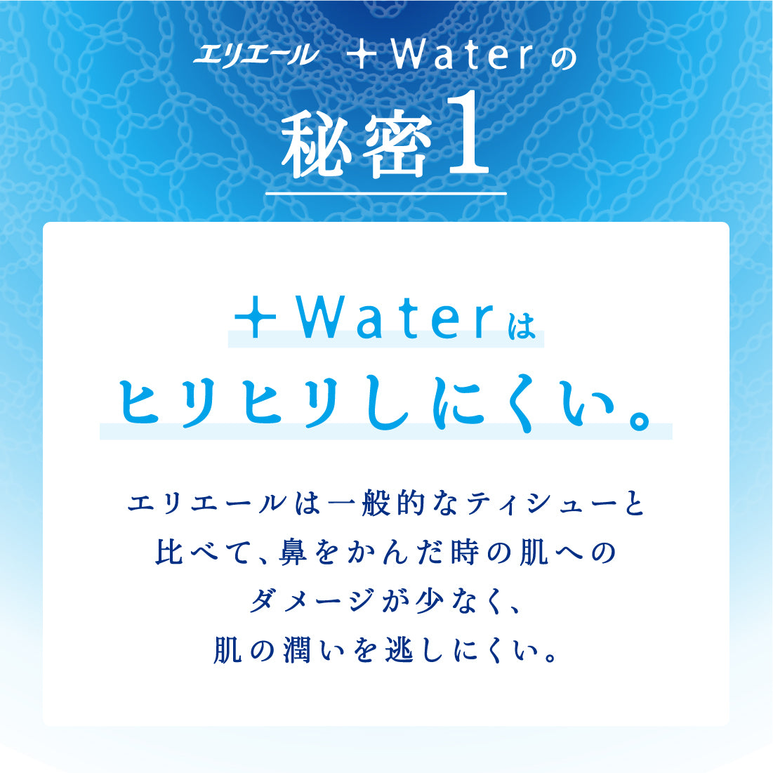 エリエール＋Water（プラスウォーター）180組5箱 – エリエール