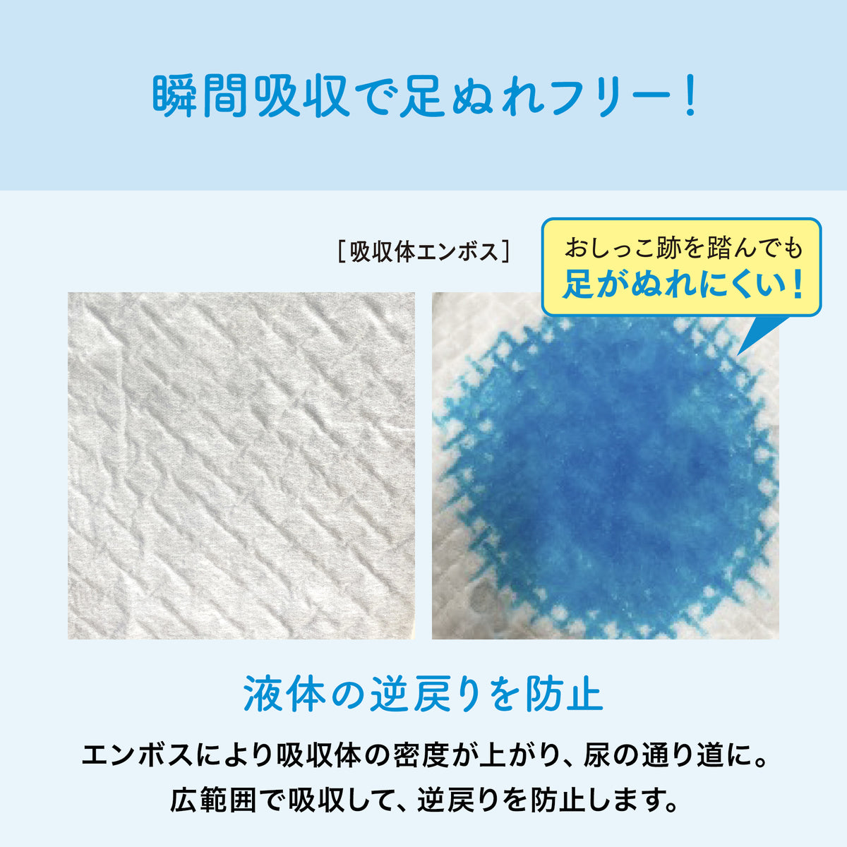 キミおもい たっぷり吸収パワフル消臭シート ワイド 大容量54枚