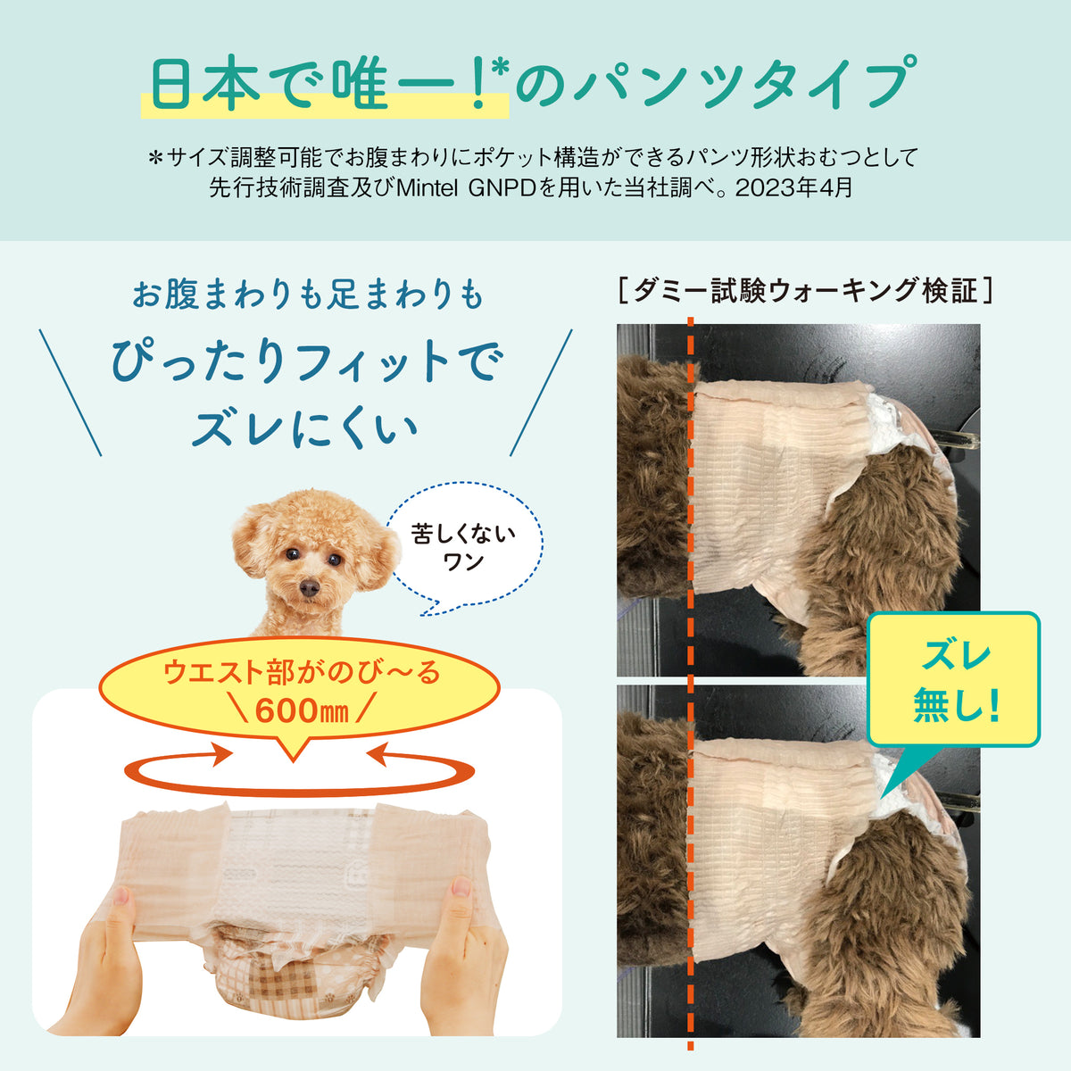 エリエールキミおもいアクティブウェアパンツタイプ(犬用オムツ) 人気