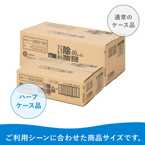 エリエール　除菌できるアルコールタオルウィルス除去用　ボックスつめかえ用40枚×3パック ケース品