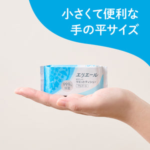 エリエールポケットウエットティシュー 除菌アルコールタイプ 7枚入り エリエールポケットウエットティシュー 除菌アルコールタイプ 7枚入り