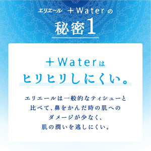 エリエール+Water（プラスウォーター）ポケット14組14パック