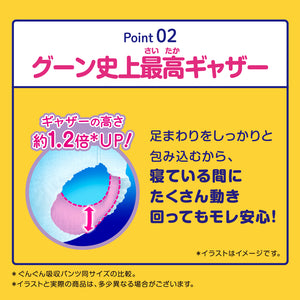 グーン 12時間ぐんぐん吸収パンツ BIGサイズ40枚 男女共用