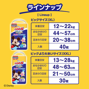 グーン 12時間ぐんぐん吸収パンツ BIGサイズ40枚 男女共用