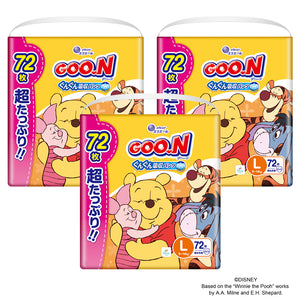 【会員様限定】グーン パンツ ぐんぐん吸収パンツ Lサイズ 超たっぷり72枚×3パック【ケース販売】【BS】