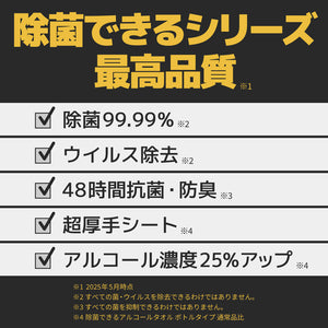 エリエール 超 除菌できるアルコールタオル 詰替60枚×3パック