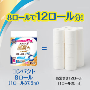 エリエール 消臭＋トイレットティシュー しっかり香る フレッシュ