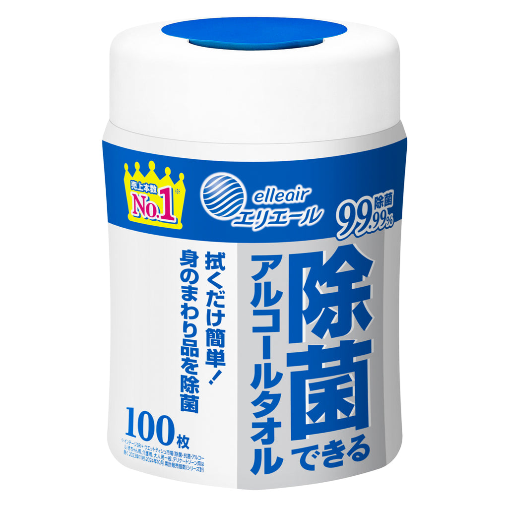 エリエール　除菌できるアルコールタオル本体100枚　