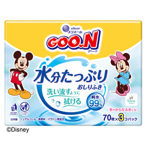 グーン 水分たっぷりおしりふき70枚×3P – エリエールオンラインショップ