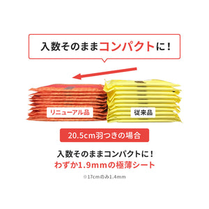 【アウトレット】M / mika ninagawaコラボデザイン｜エリス コンパクトガード（多い昼用）羽つき 23cm 23枚