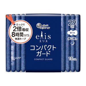 エリンギ 4枚 エリス コンパクトガード（多い夜用）290羽つき 29cm 15枚