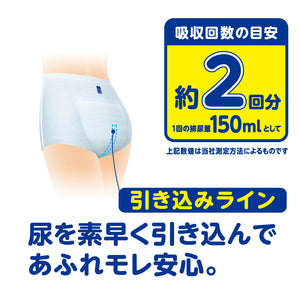 【アウトレット】アテント うす型パンツ下着安心プラスM～L28枚　男女共用
