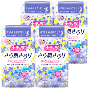 【旧品アウトレット】ナチュラ さら肌さらり 吸水パンティライナー（スーパー吸収）30枚