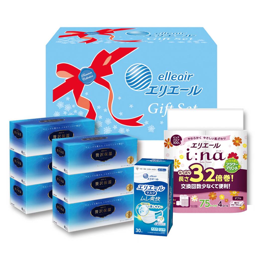 エリエール プレミアムギフトセット4品（ムレ爽快マスク）