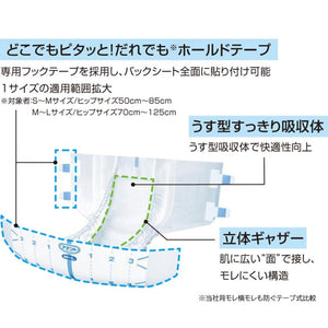 アテント スマートホールドテープ S-Mサイズ 19枚 業務用