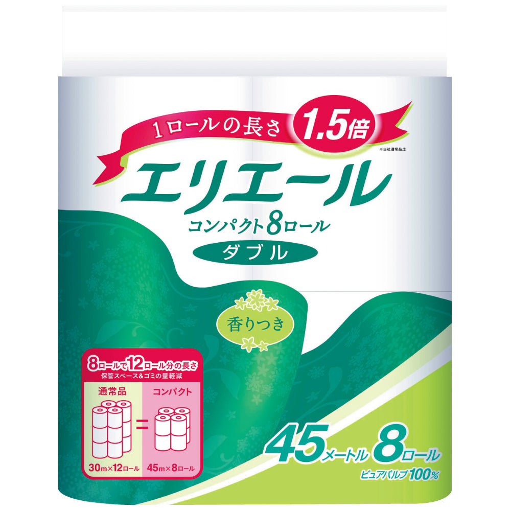 エリエールトイレットティシュー（ダブル）12ロール – エリエール 
