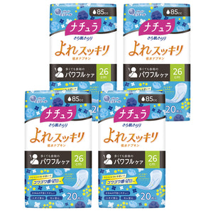 ナチュラ さら肌さらり よれスッキリ吸水ナプキン 26cm 85cc 20枚 