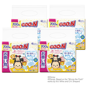 グーン 肌にやさしいおしりふき つめかえ用 70枚×10パック