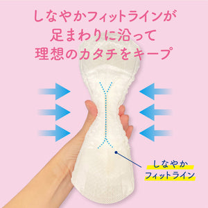 ナチュラ さら肌さらり よれスッキリ吸水パッド 24cm 30cc 大容量42枚 