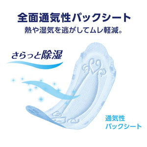 【アウトレット】ナチュラ　さら肌さらり　コットン100％吸水ナプキン　すっきり少量用32枚