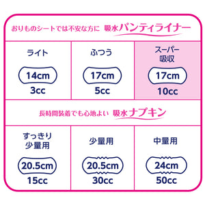 【アウトレット】ナチュラ　さら肌さらり　コットン100％吸水パンティライナー（スーパー吸収）26枚
